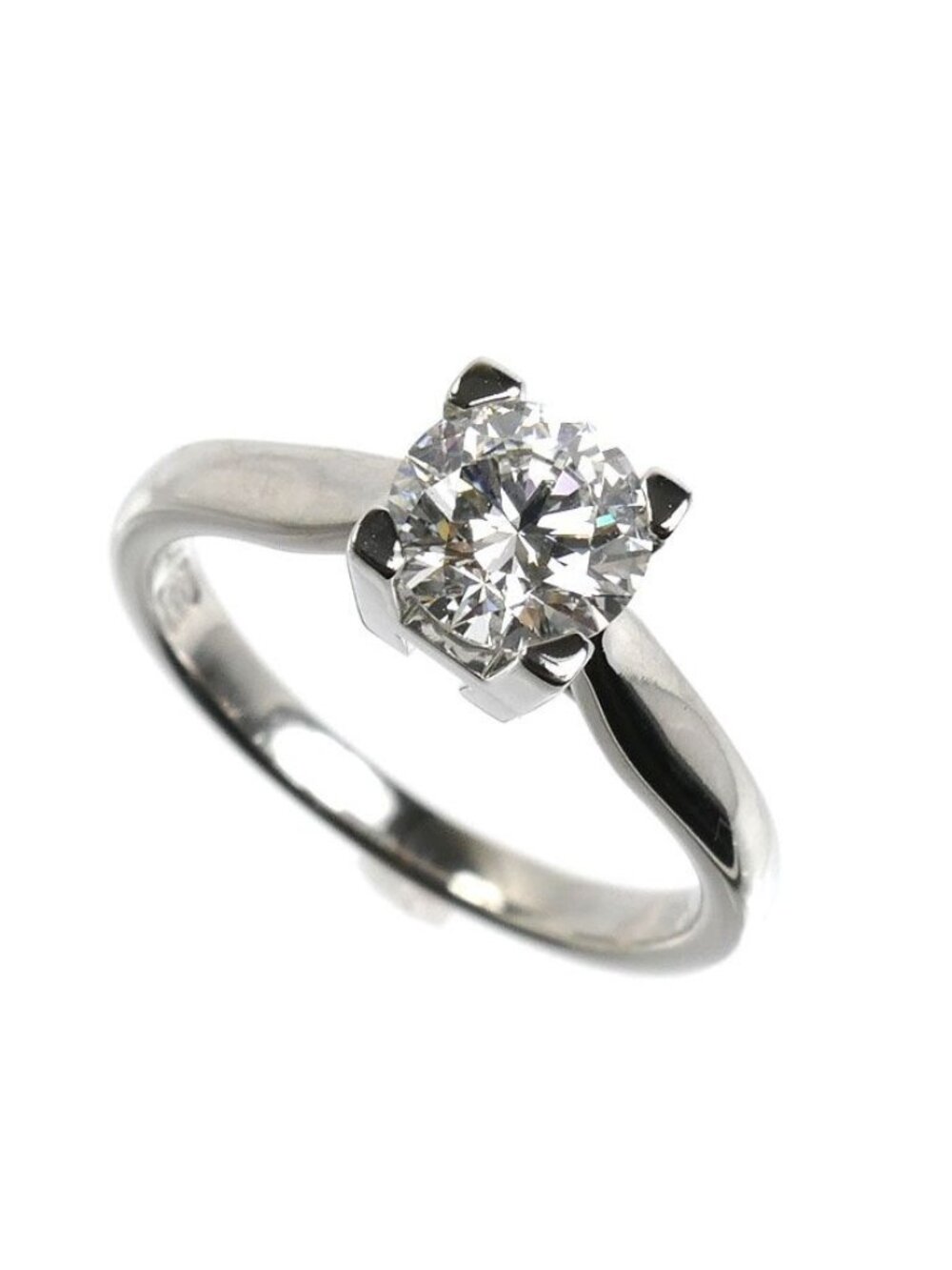Harry Winston Platinum HW Ring Diamond